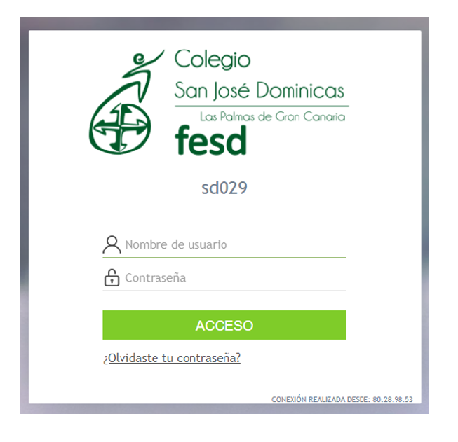 Acceso a la Plataforma de Comunicación